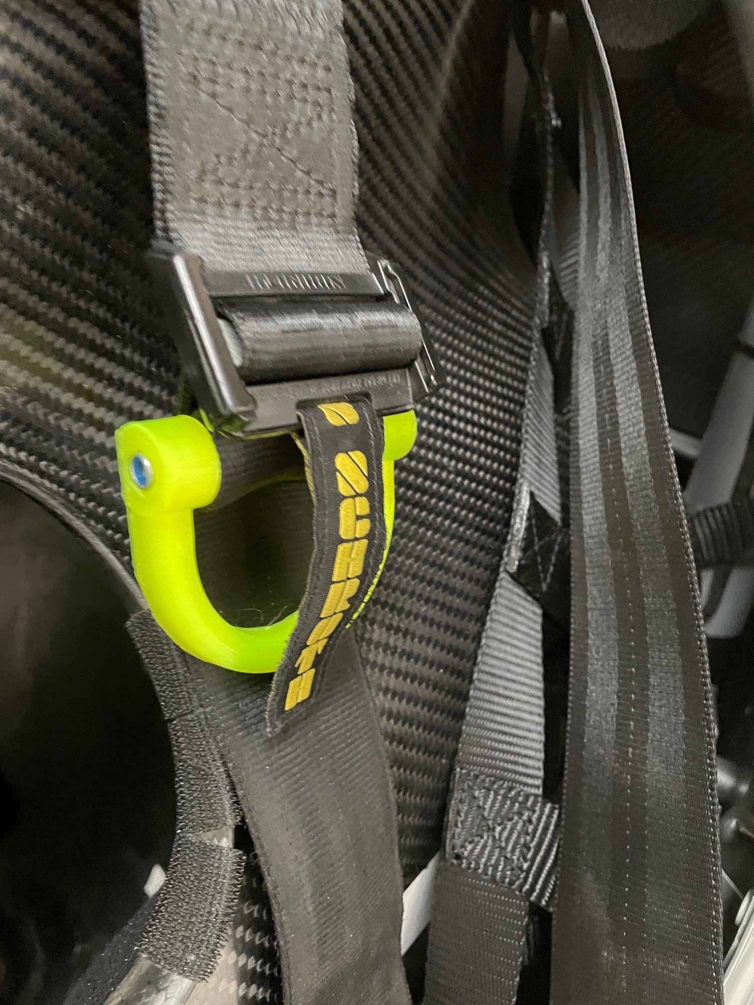 SEAT BELT PULL DOWN HOOPS BOLT THROUGH- 1 PAIR - Image 4
