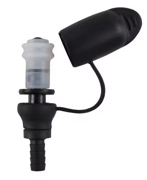 black straight bite valve